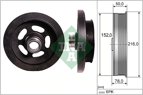 Belt Pulley, crankshaft